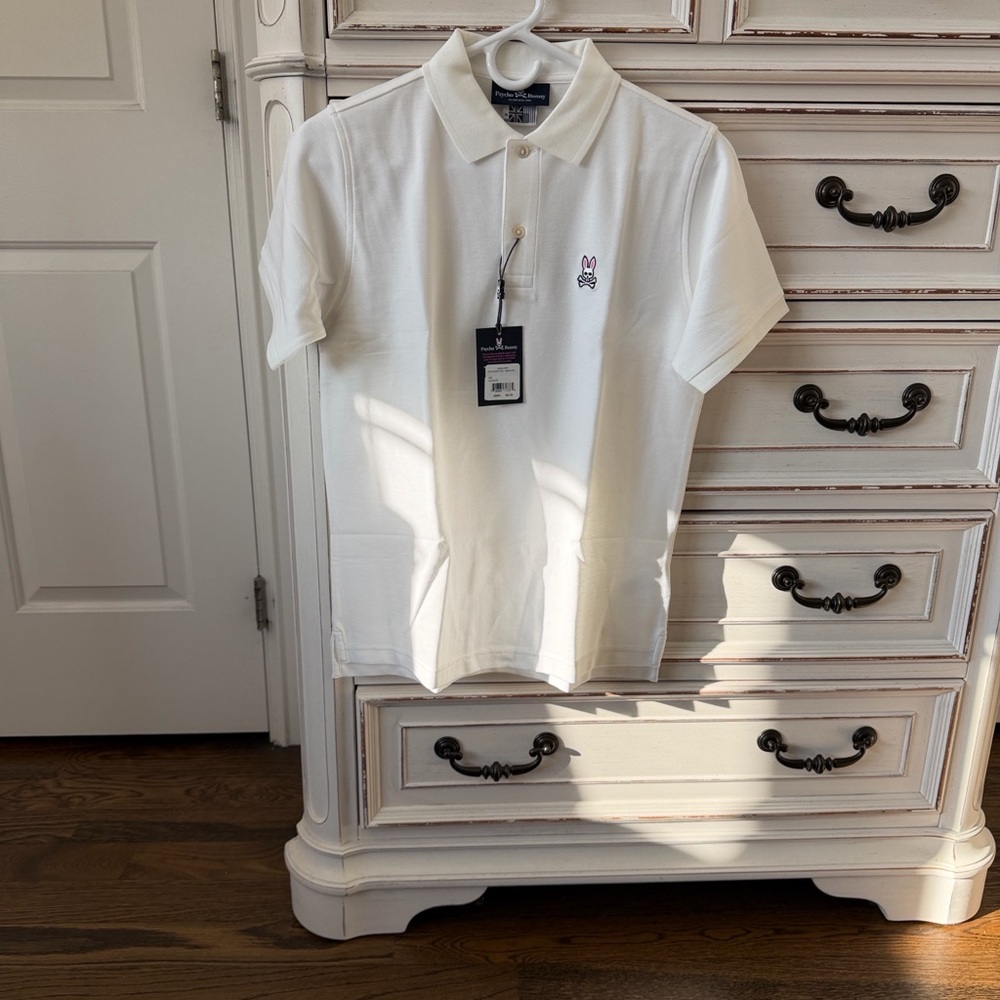 Psycho Bunny White Polo Shirt